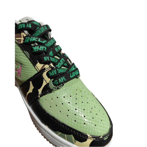 BAPESTA Mo\' Wax x Unkle x Bapesta Low M2 \'Original Heads\' Sneakers Size 7.5 main image 12